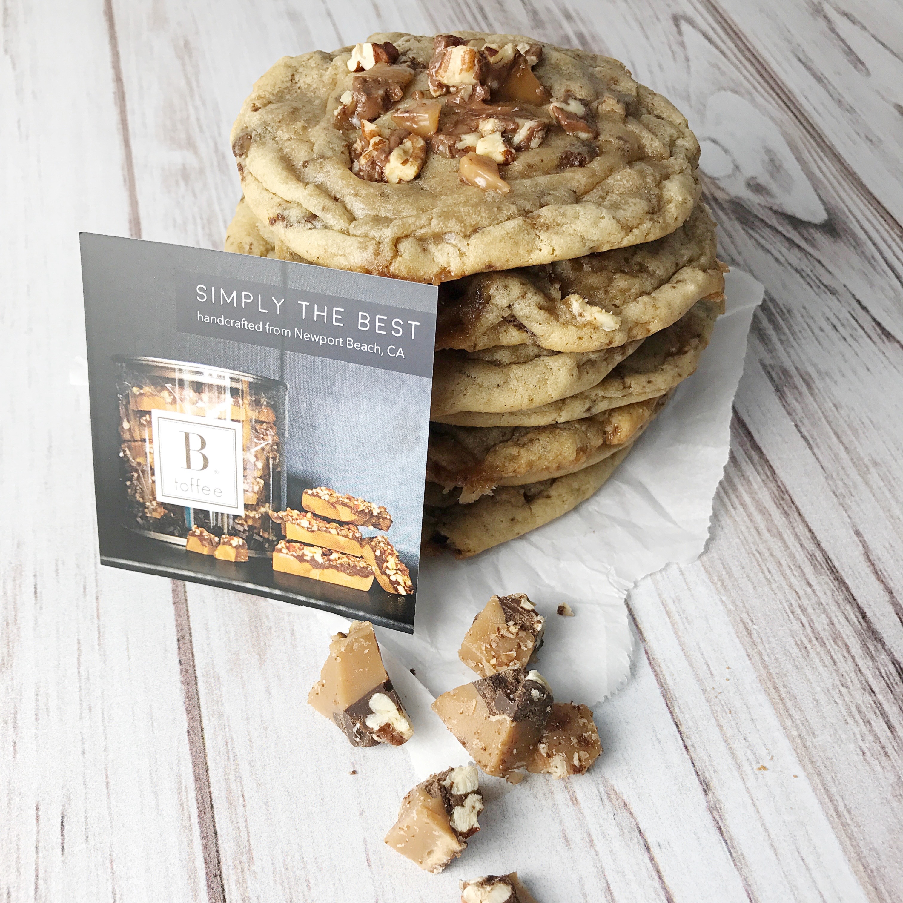 Toffee Chunk Cookies - Kelly Lynn's Sweets And Treats