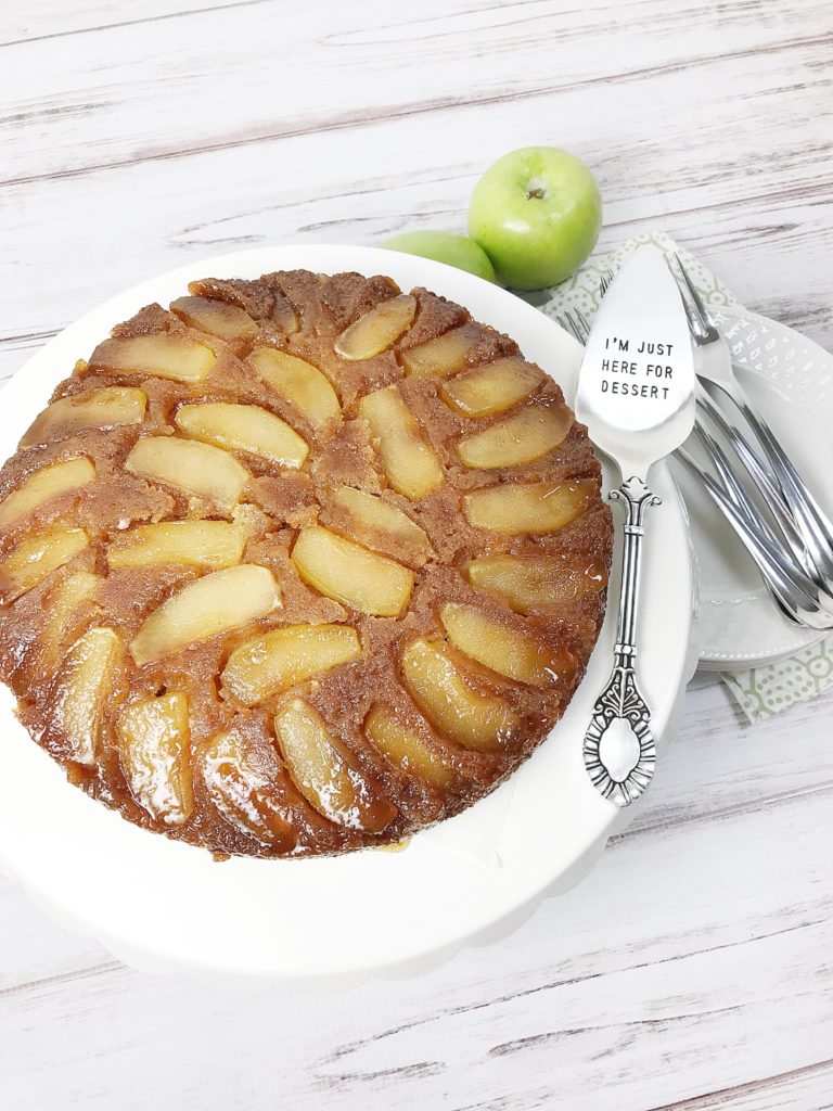 Apple Upside Down Cake - Kelly Lynn's Sweets and Treats