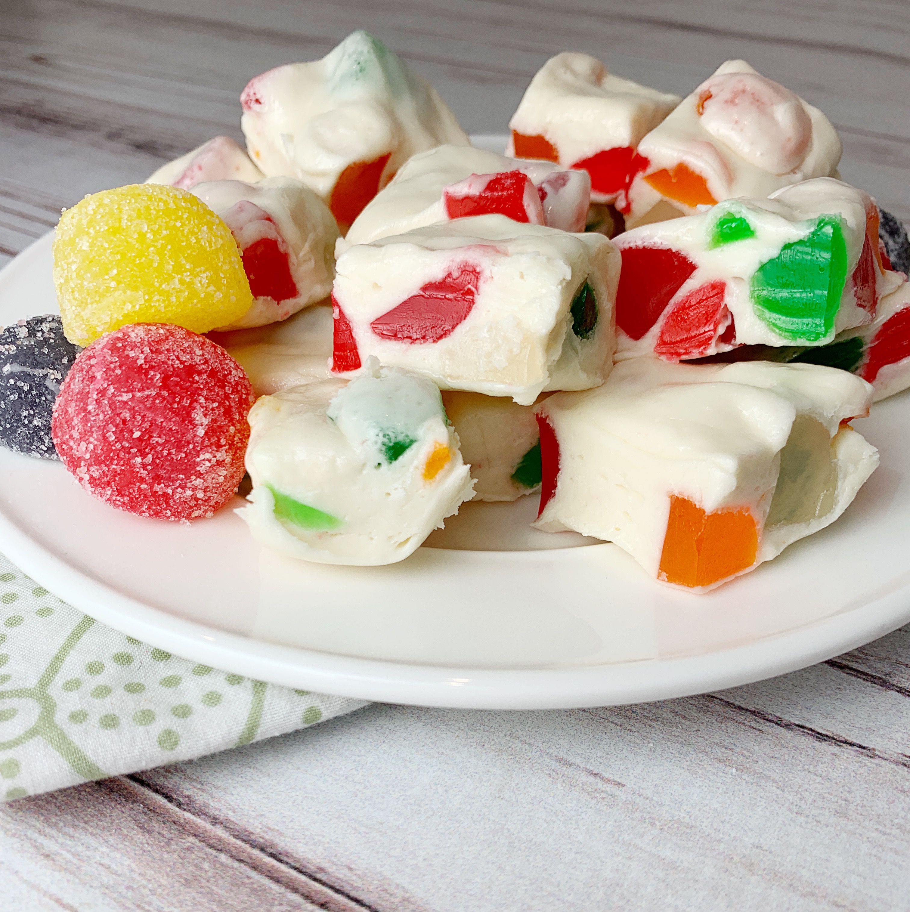 Gumdrop Nougat Candy - Kelly Lynn's Sweets and Treats
