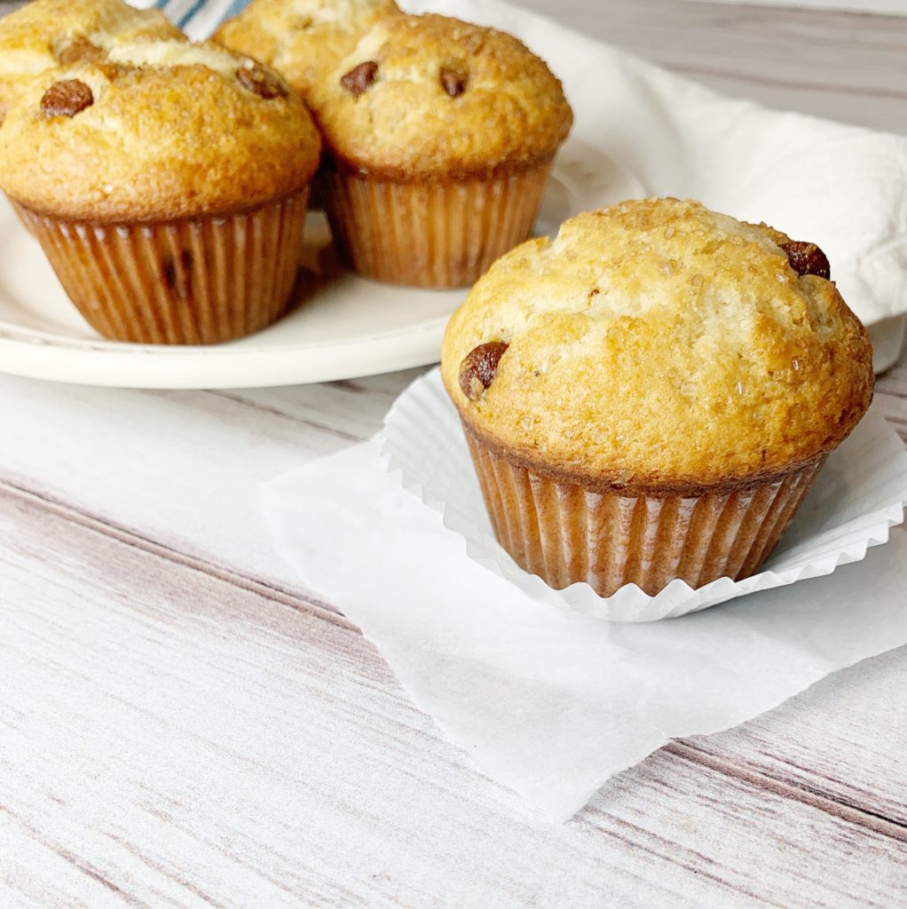 Chocolate Chip Muffins - Kelly Lynn's Sweets and Treats